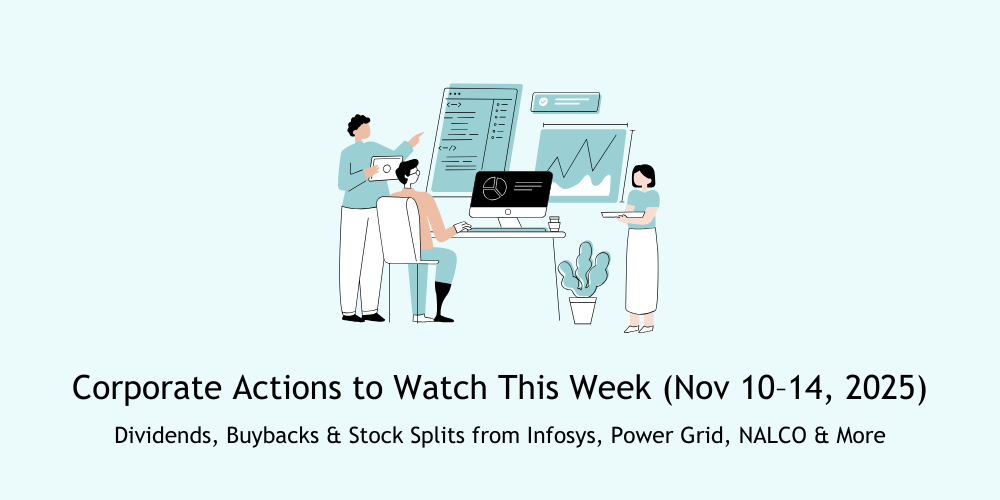 corporate actions this week